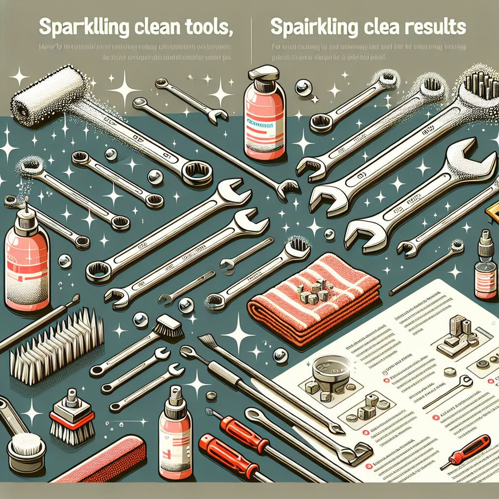 Czyste narzędzia, czyste efekty! Sposoby na efektywne czyszczenie i konserwację kluczy ręcznych, aby zachować ich funkcjonalność.